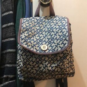 tommy hilfiger backpack purse